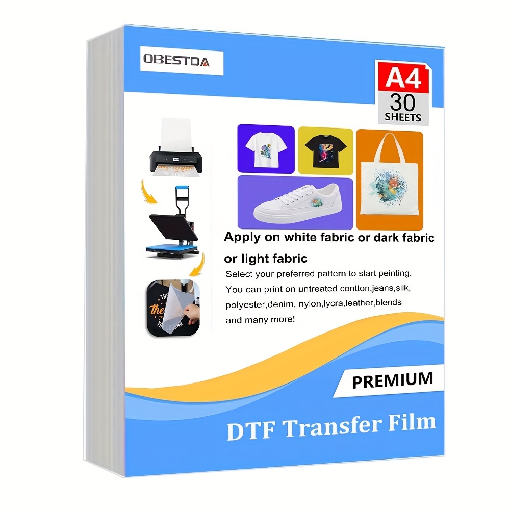 Transfer Paper Carbon - A4 30 шт. DTF переводная пленка
