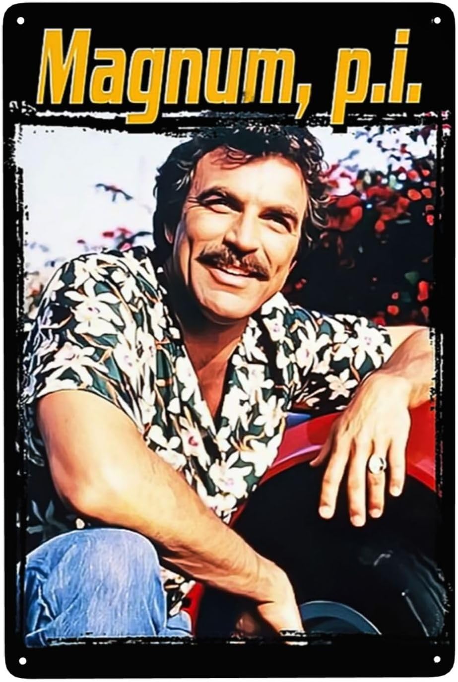 Embroidery Water - Металлическая табличка CASOWAT Tom Actor Selleck,