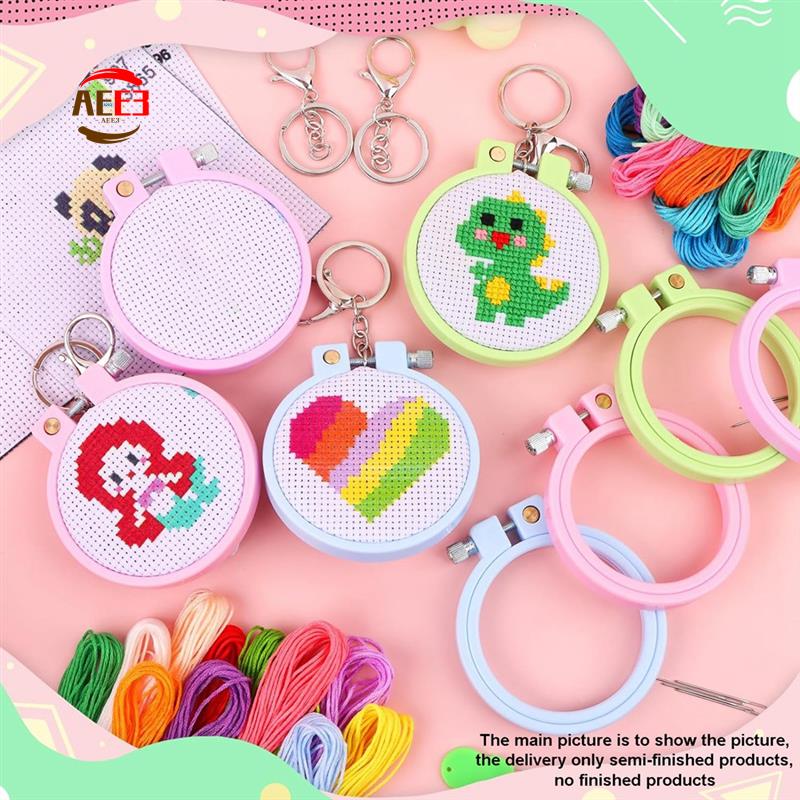 Embroidery For Beginners - AEE3-6 шт. штампованные наборы для вышивки