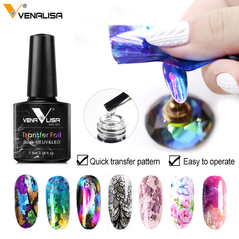 Transfer Paper Carbon - Venalisa 7,5 мл переносная фольга гель-лак