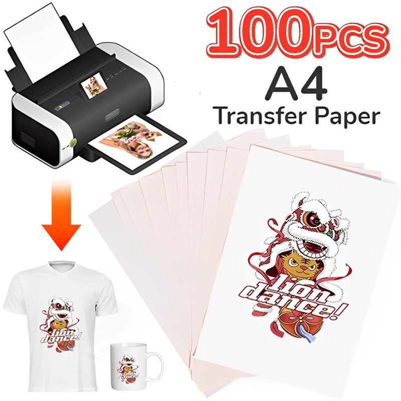 Transfer Paper Carbon - 100-10 шт. A4 сублимационная термопереносная бумага