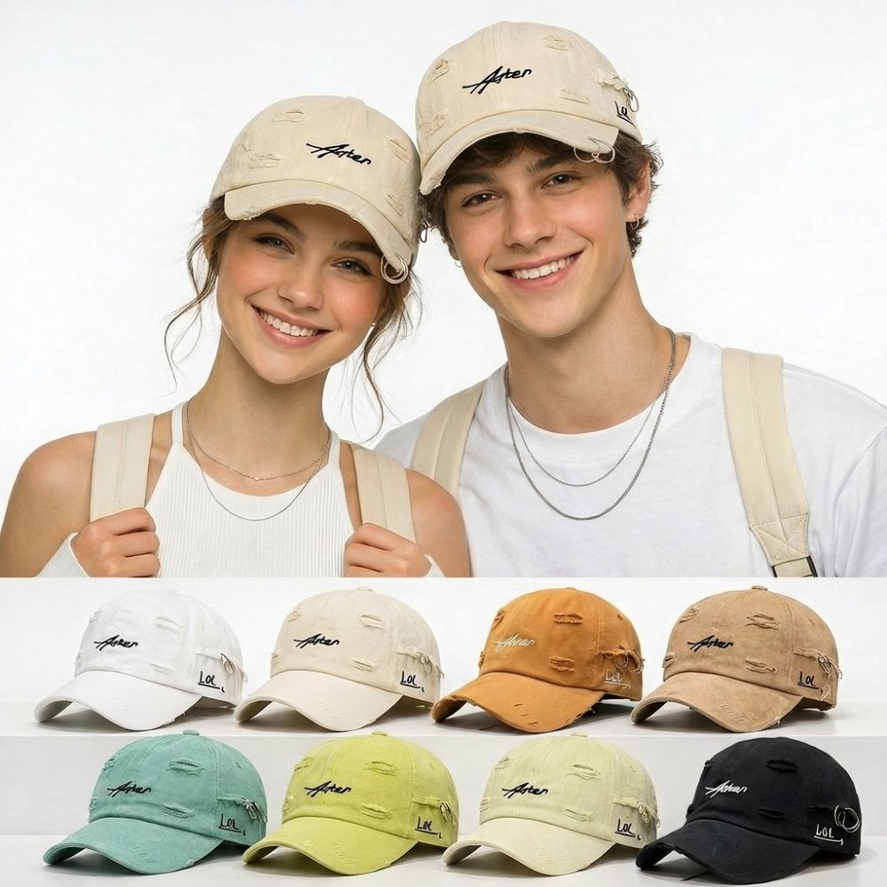 Embroidery Ring Sizes - Повседневная бейсболка унисекс с вышивкой Asher,
