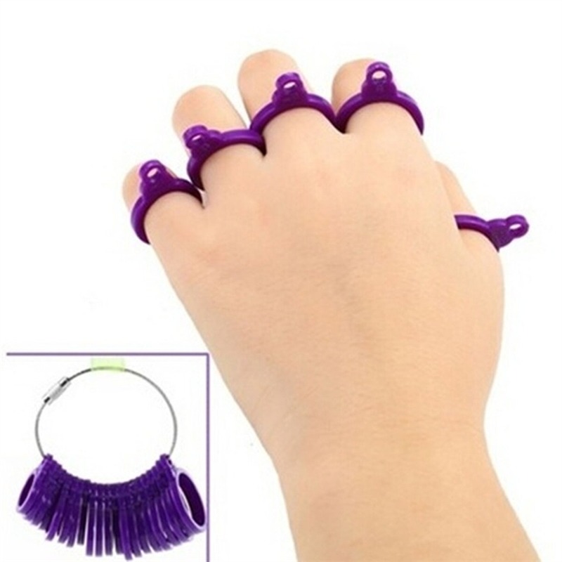 Embroidery Ring Sizes - Пластиковый инструмент для измерения размера кольца,
