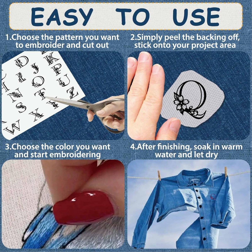 Водорастворимые стабилизаторы  – обзор и цена Embroidery Kit