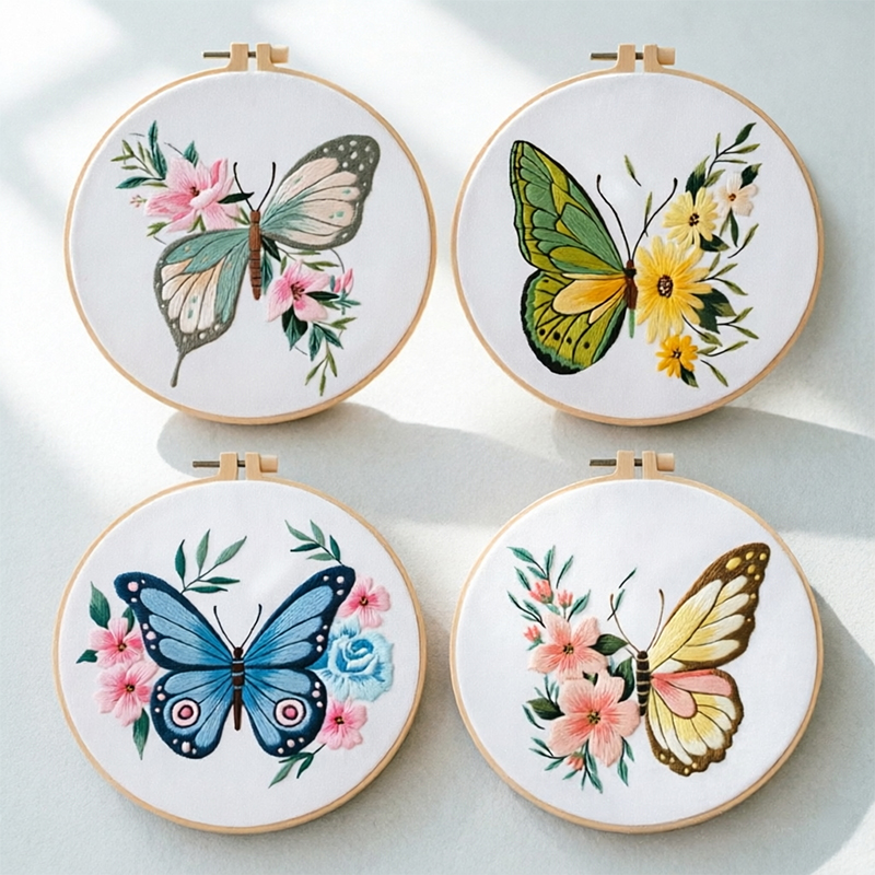 1 шт. Набор для вышивки бабочк – обзор и цена Embroidery Kit