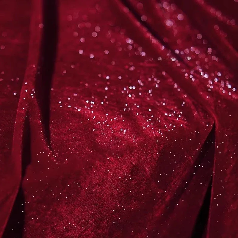 Мерцающая бархатная ткань со з – обзор и цена Velvet Fabric Embroidery