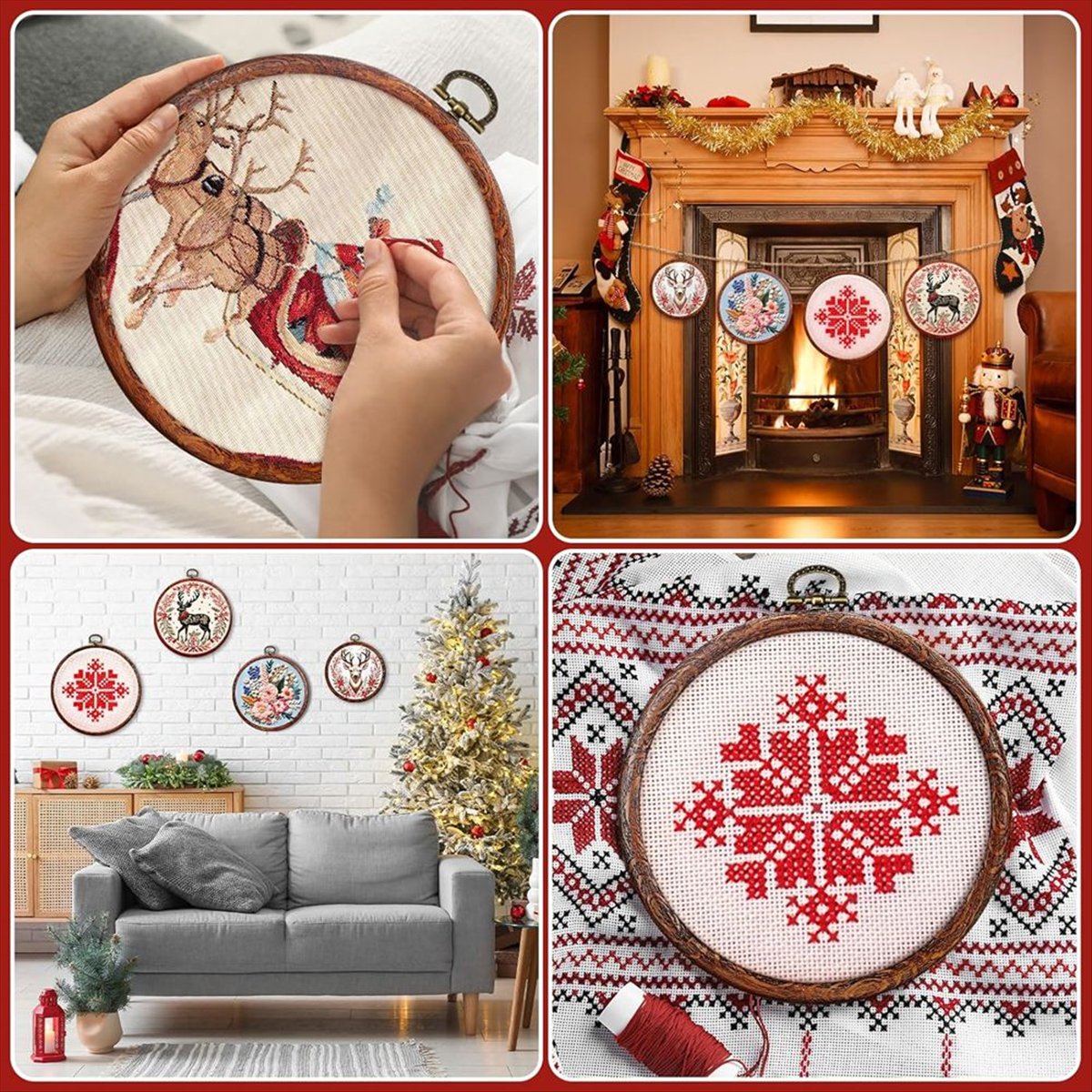 6 размеров, круглые пяльцы для – обзор и цена Embroidery Ring Sizes