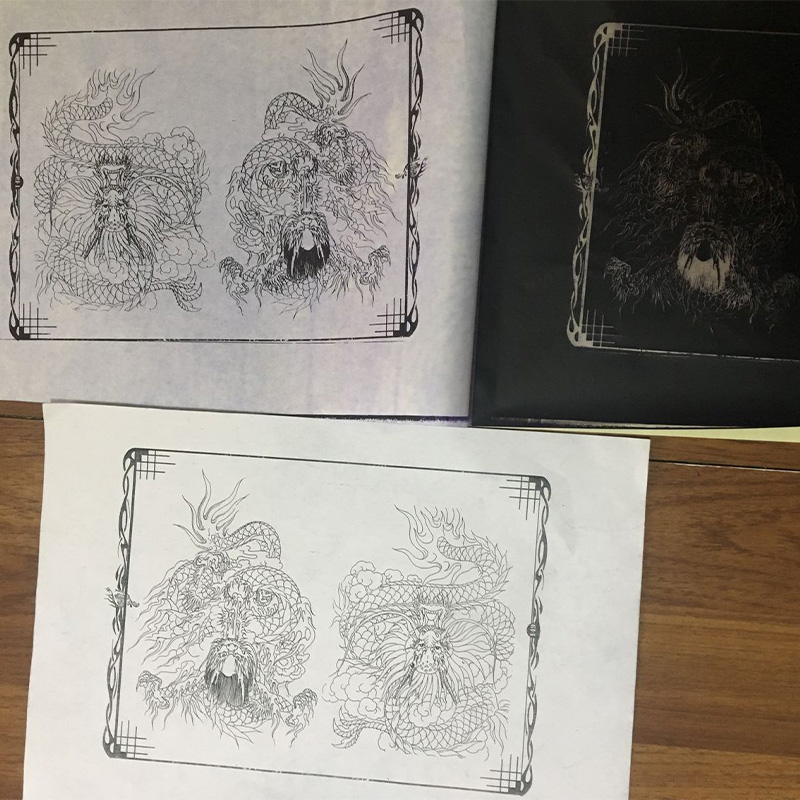 Термобумага для татуировок A4, – обзор и цена Transfer Paper Carbon