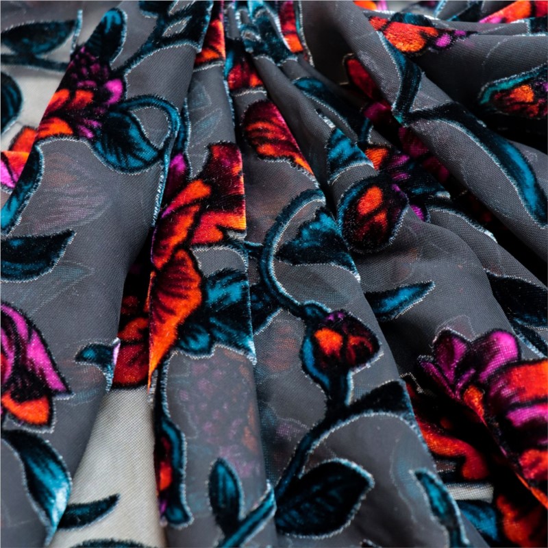 Тканое бархатное парчовое виск – обзор и цена Velvet Fabric Embroidery