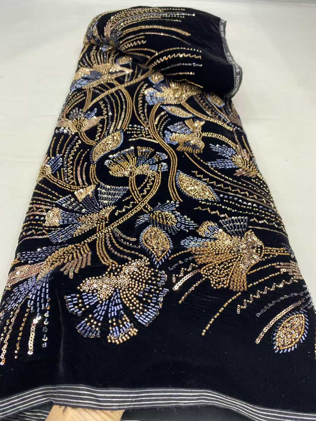 Новинка 2026 года: Африканские – обзор и цена Velvet Fabric Embroidery