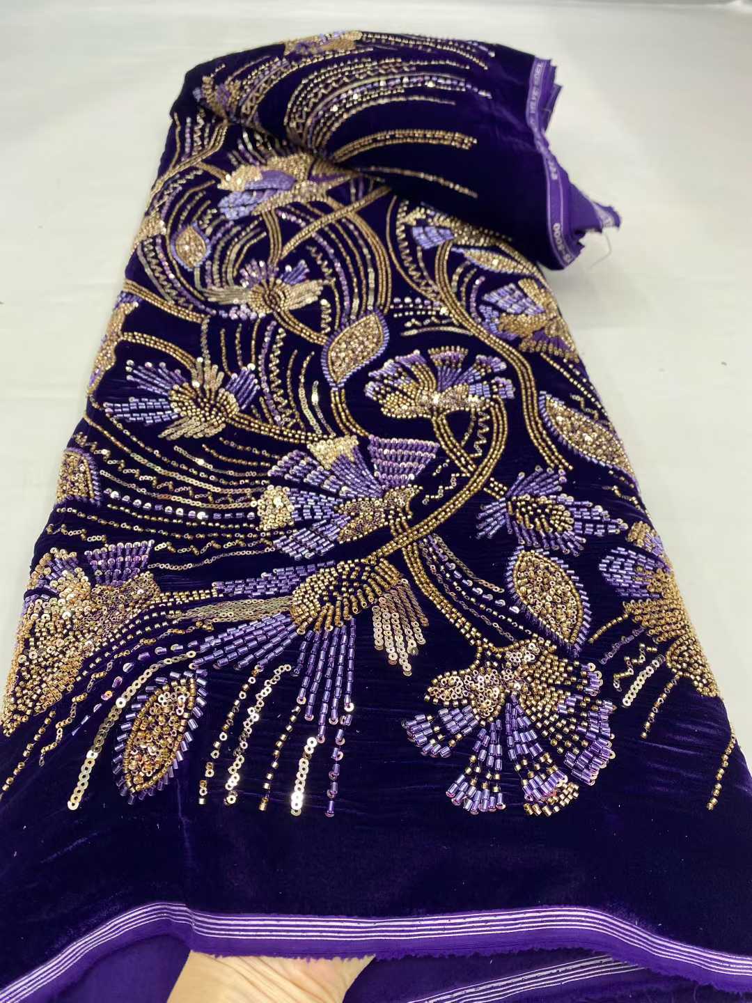 Новинка 2026 года: Африканские – обзор и цена Velvet Fabric Embroidery