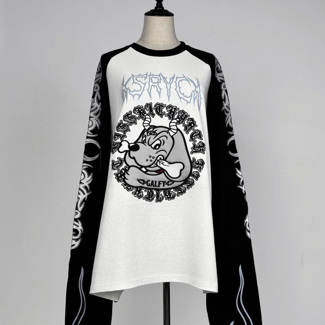 Футболка с длинными объемными  – обзор и цена Embroidery Shirt