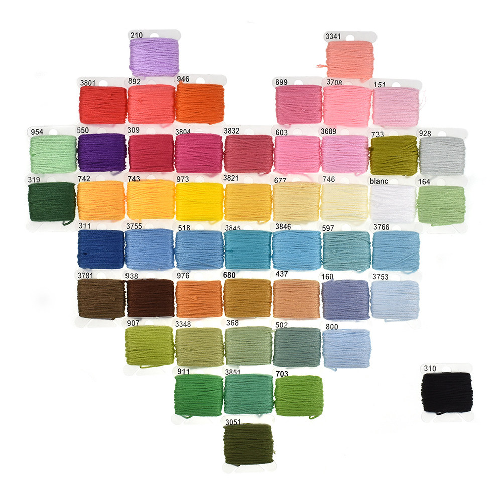 Набор для вышивания из 50 пред – обзор и цена Embroidery Kit