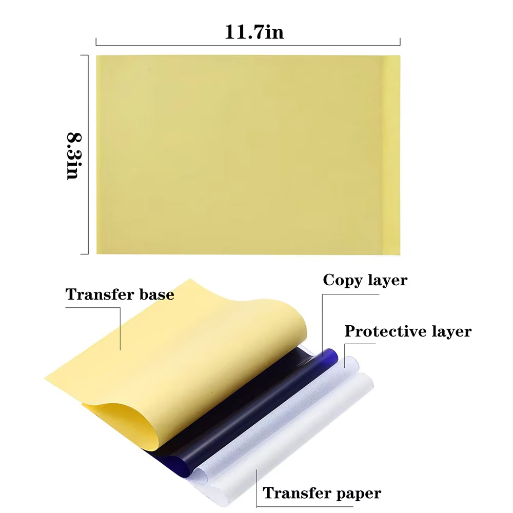Набор для переноса татуировок: – обзор и цена Transfer Paper Carbon