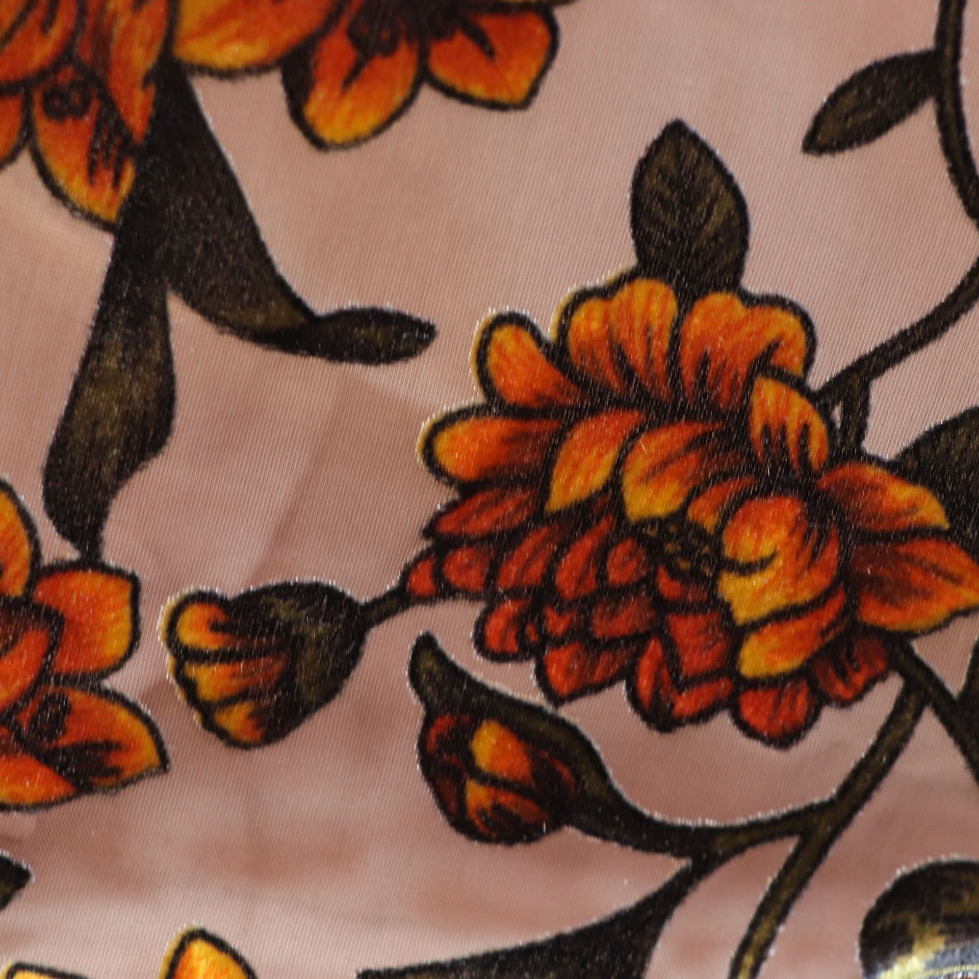 Ткань из вытравленного бархата – обзор и цена Velvet Fabric Embroidery