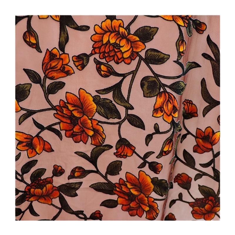 Ткань из вытравленного бархата – обзор и цена Velvet Fabric Embroidery
